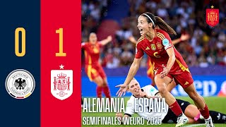Resumen #WEURO2025 | Alemania 0-1 España | Semifinal | 🔴 SEFUTBOL