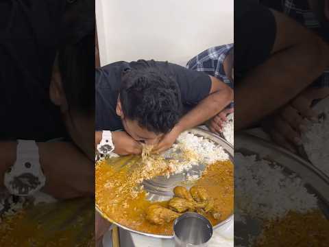 6KG FASTEST CHICKEN LEG PIECE RICE EATING CHALLENGE🔥3 भारतीय भुक्कड़😱 #shorts #foodie #foodlover