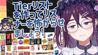 Tier表を作ってリスナーを怖がらせましょう！！【 中性声 / 進藤あすか / 男の娘 】