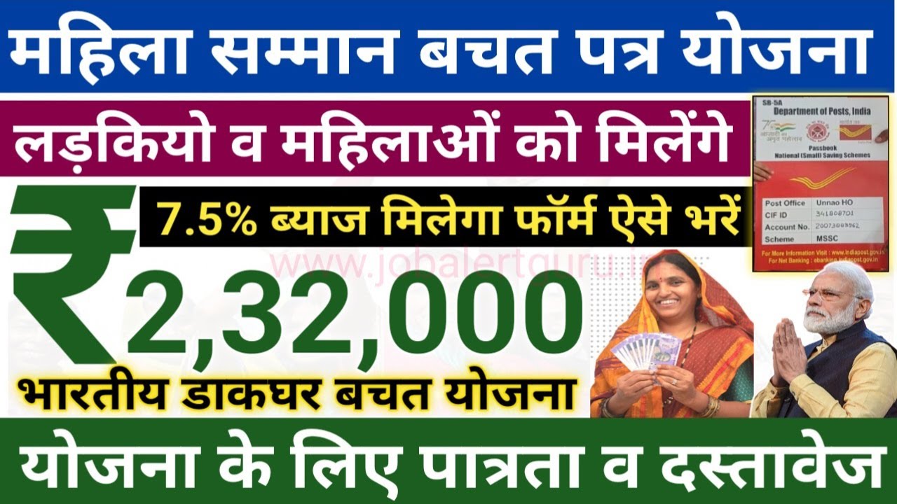 Mahila Samman Bachat Patra Yojana  March 13, 2025