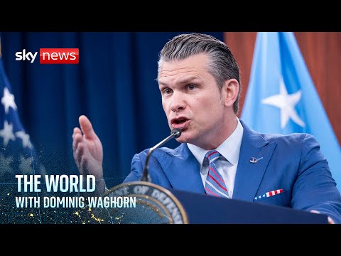 US defence secretary defends success of Iran strikes | The World with Dominic Waghorn