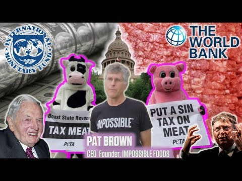 Impossible Burger CEO behind MEAT TAX propaganda | (Big AG)enda & useful idiot vegans