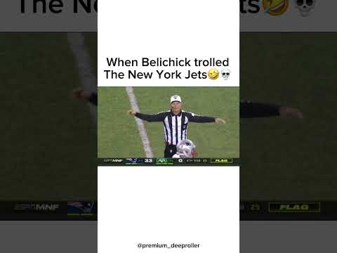 When Belichick trolled The New York Jets🤣💀 #nfl #football #billbelichick #troll #trolling #newyork