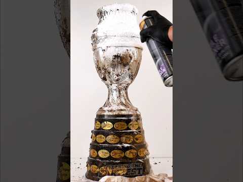 SPEED Cleaning The DIRTIEST Copa América Trophy Ever!