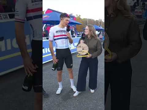 “This has been the dream!” ✨Charlie Aldridge breaks down his first Elite Men’s XCO World Cup win! 😆