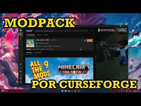 COMO PONER MODSPACK POR MEDIO DE CURSEFORGE JAVA EDITION