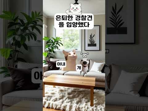 경찰견 #고양이밈