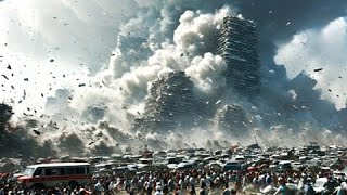 China is horrified! Relentless hurricane blows away homes and cars in Shanghai