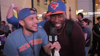 Knicks Fan Reactions at MSG after Game 2 Win against the Pacers