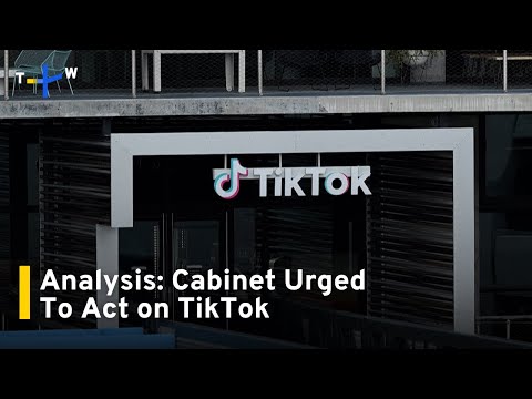 YouTube video thumbnail: Analysis: Taiwan's Cabinet Urged to Act on Tiktok