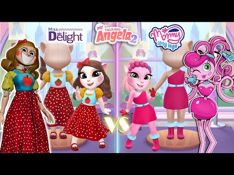 My talking Angela 2 | Miss Delight VS Mommy long legs | cosplay