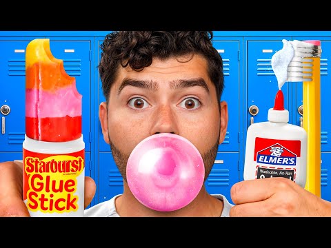 Can Edible School Supplies HACK Cavities!? *ASMR Edible DIY*