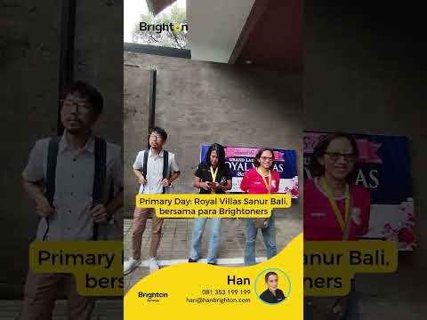 Primary Day Royal Villas Sanur Bali Bersama Para Brightoners