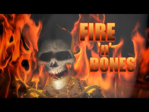 Fire 'n' Bones Halloween Video Decoration