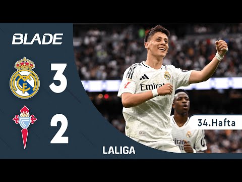 Real Madrid - Celta Vigo (3-2) - Maç Özeti - LaLiga 2024/25