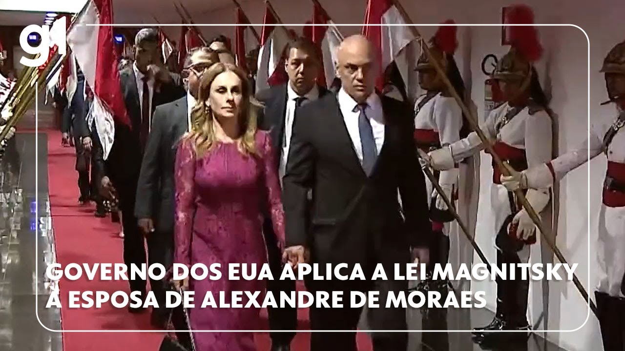 Governo dos Estados Unidos aplica a Lei Magnitsky à esposa de Alexandre de Moraes