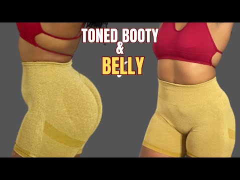 EXERCISES TO TONED YOUR BOOTY & BURN BELLY FAT - NO Equipment