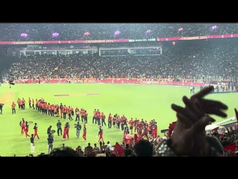 RCB Winning Moment in IPL Final 2025 VsPBKS( | Virat Kohli #rcbfinal #rcb #ipl2025#ipl