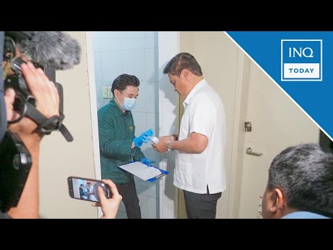 YouTube video thumbnail:  Zubiri Leads Drug Test Among Senators, Asks Colleagues to Heed his Example