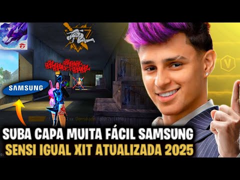 SENSI 2025 🥵⚙️ a MELHOR SENSIBILIDADE COM E SEM DPI PARA SAMSUNG NOVA ATUALIZAÇÃO FREE FIRE