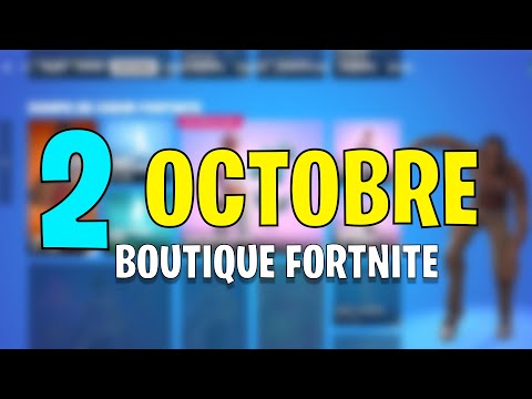 BOUTIQUE FORTNITE D'AUJOURD'HUI 2 octobre 2024! (BOUTIQUE DU JOUR!)