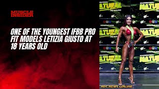 One of the Youngest IFBB Pro Fit Models Letizia Giusto at 18 years old