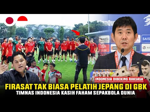 MENDADAK TERKEJUT!! FIRASAT TAK BIASA PELATIH JEPANG HADAPI TIMNAS INDONESIA DI GBK