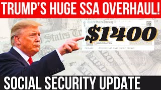 $1400 CHECKS FOR MILLIONS! TRUMP'S HISTORIC SSA MOVE! SSA SSI SSDI Payments | Social Security Update