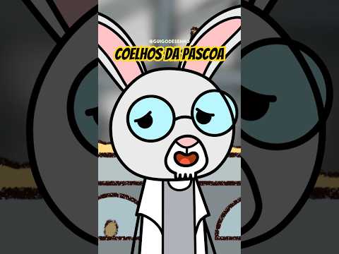 Como os ovos de Páscoa são feitos 🤣 #humor #animação #pascoa #coelho #páscoa #desenhoanimado