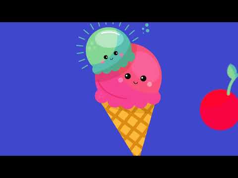 Aprende los Colores Video Educativo para Niños - Aprendiendo Colores Con Helado