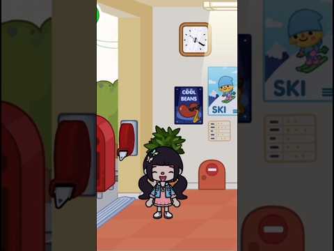 The girl got a gift 🎁 on Friday Toca Boca #tocaboca #tocalifeworld #shorts .