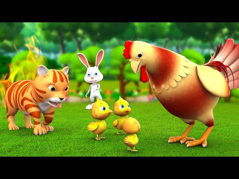 চালাক মুরগি এবং ধূর্ত বিড়াল Clever Hen and Cunning Cat | 3D Animated Bangla Moral Stories | JOJO TV
