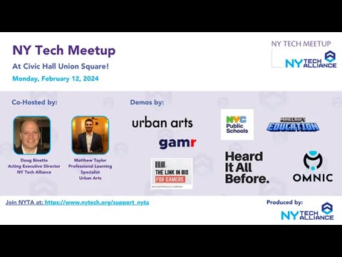 February 2024 NY Tech Meetup LIVE from Civic Hall