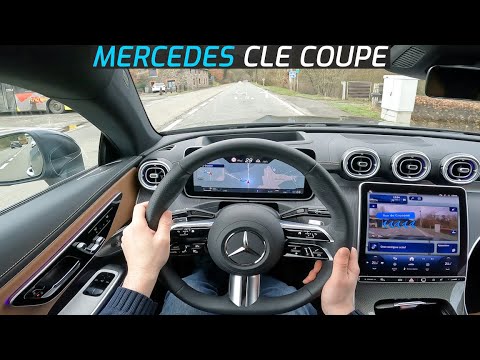 2024 MERCEDES CLE COUPE 300 4MATIC 258 HP + 23 HP POV TEST DRIVE