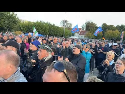 Erfurt AfD Familienfest Björn Höcke & Antifa Gegendemo 3.10.25