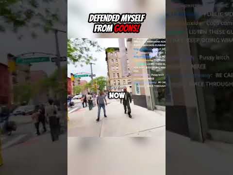 I defended myself from goons!