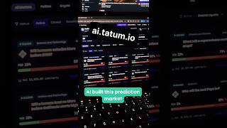 I Built a Prediction Market App in Minutes ⚡