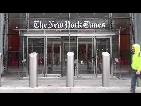 YouTube video thumbnail: New York Times Sued by US Employment Agency Over Diversity, Hiring