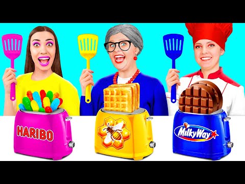 Reto De Cocina Yo vs Abuela | Momentos Divertidos de RaPaPa Challenge