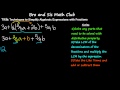 Algebraic Expressions and Operations