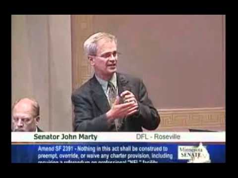 Sen. John Marty on Minneapolis Charter Provision