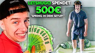 Kleinen Streamern Geld spenden…