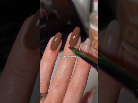 promise I won’t burn everything down 😌🫶🕯️☕️ #nails #nailart #nailpolish #naturalnails