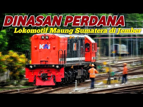 DINAS PERTAMA DI RUMAH BARU‼️Lokomotif Asal Sumatera Ini Langsung Diuji Kehandalannya