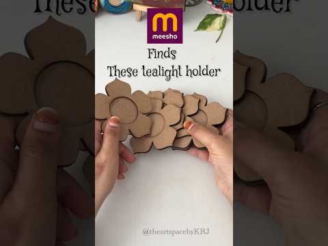 Tealight holder | diwali DIY | candle Holder #ytshorts #diwalispecial #diy #diwalihomedecor #art