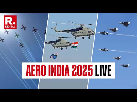 LIVE: Aero India 2025 In Bangalore | Indian Air Force | Rajnath Singh I RepublicTV