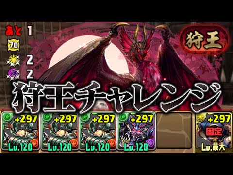 木属性縛りの狩王チャレンジ編成が酷すぎる件【パズドラ】