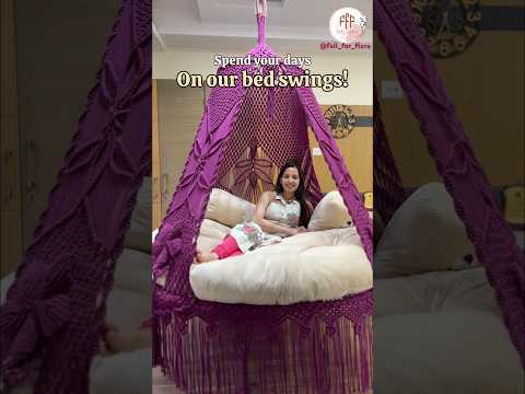 craving for relaxation,what could be better than a bed swing!To order +91 8770396744 #reels #shorts