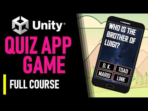 HOW TO MAKE A QUIZ GAME APP FOR MOBILE & PC IN UNITY - TUTORIAL [FULL COURSE]