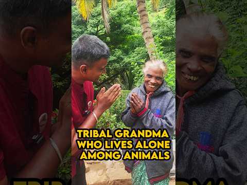 The Tribal Grandma Living Alone Among Wild Creatures #shorts
